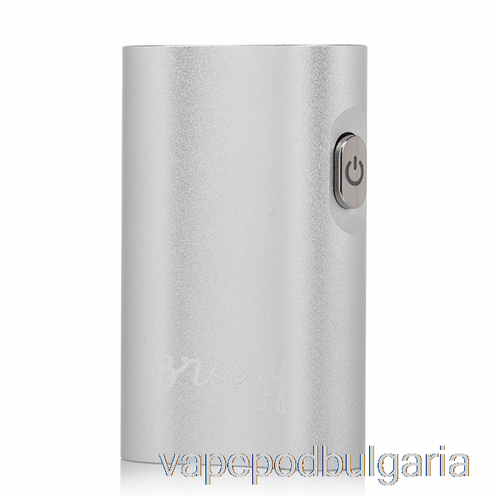 Vape 10000 Дръпки The Kind Pen Breezy 510 Battery Silver